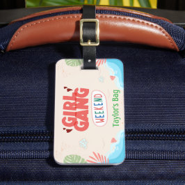 ETIQUETA DE BAGAGEM PARA GAROTAS (Personalizada)