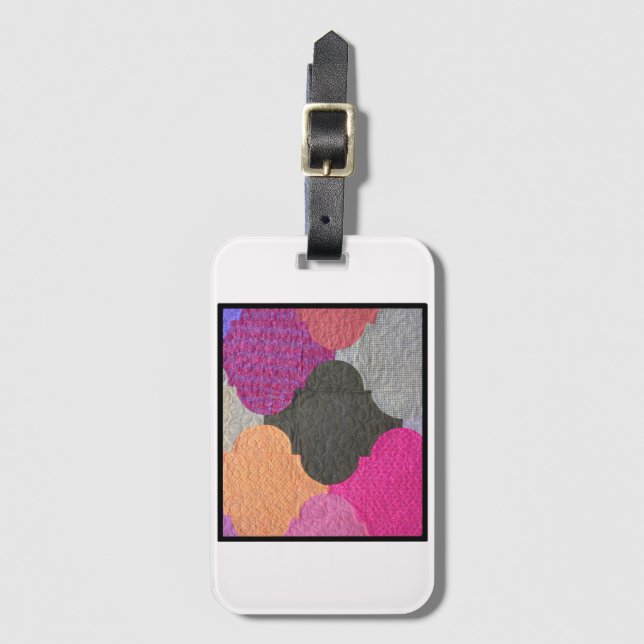 Etiqueta de Bagagem para Noites Árabes Inclusos (Frente Vertical)