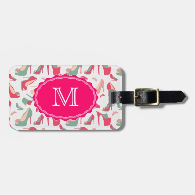 Etiqueta De Bagagem Para o amor dos calçados (Frente Horizontal)