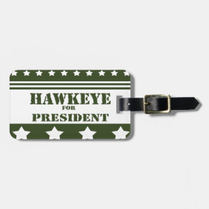 Etiqueta De Bagagem Para o presidente Hawkeye