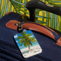 Paraíso Tropical Palm Tree Personalizado