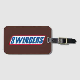 Etiqueta De Bagagem Paródia engraçada do Snickers para Swingers