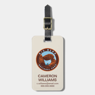 Etiqueta De Bagagem Parque Nacional Big Bend