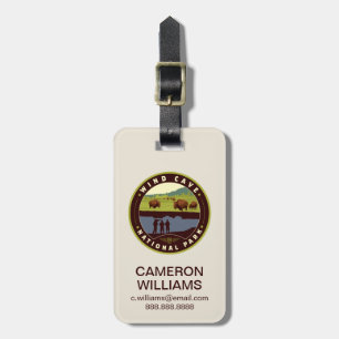 Etiqueta De Bagagem Parque Nacional da Caverna Eólica