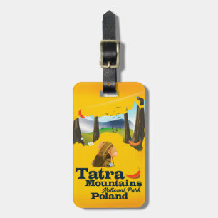 Etiqueta De Bagagem Parque Nacional das Montanhas Tatra, Polônia