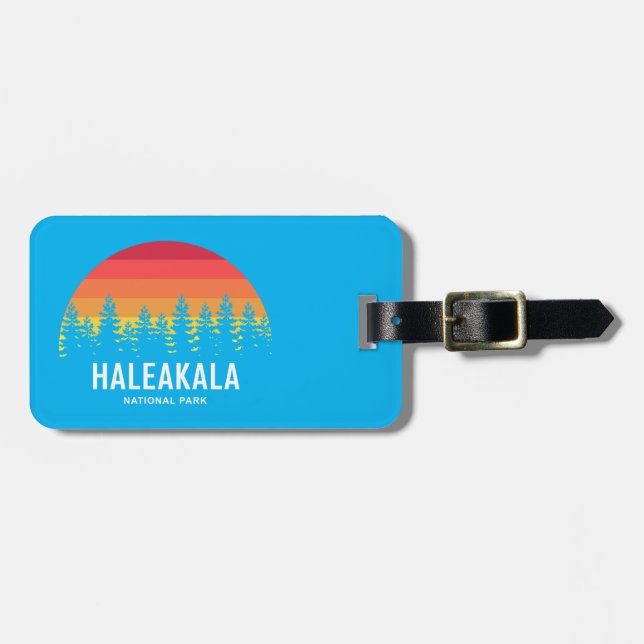 Etiqueta De Bagagem Parque Nacional de Haleakala (Frente Horizontal)