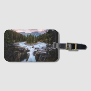 Etiqueta De Bagagem Parque nacional de jaspe de Sunwapta Falls  