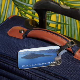 Etiqueta De Bagagem Parque Nacional do Lago Cratera Cênnica