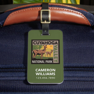 Etiqueta De Bagagem Parque Nacional do Vale do Cuyahoga Ohio