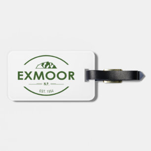 Etiqueta De Bagagem Parque Nacional Exmoor