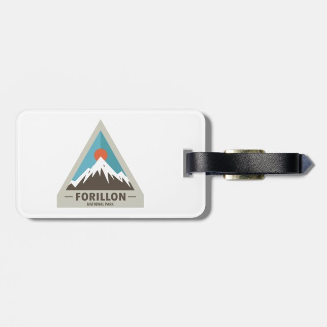 Etiqueta De Bagagem Parque Nacional Forillon (Traseira Horizontal)