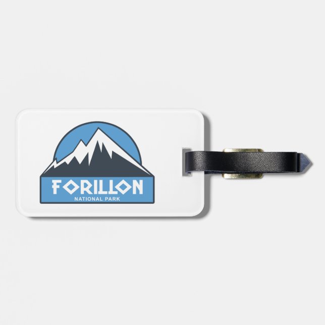 Etiqueta De Bagagem Parque Nacional Forillon (Traseira Horizontal)