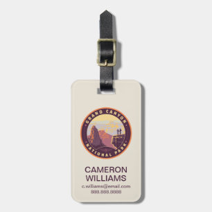 Etiqueta De Bagagem Parque Nacional Grand Canyon