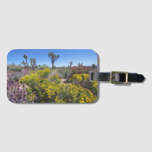 Etiqueta De Bagagem Parque Nacional Joshua Tree Em Bloom