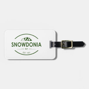 Etiqueta De Bagagem Parque Nacional Snowdonia