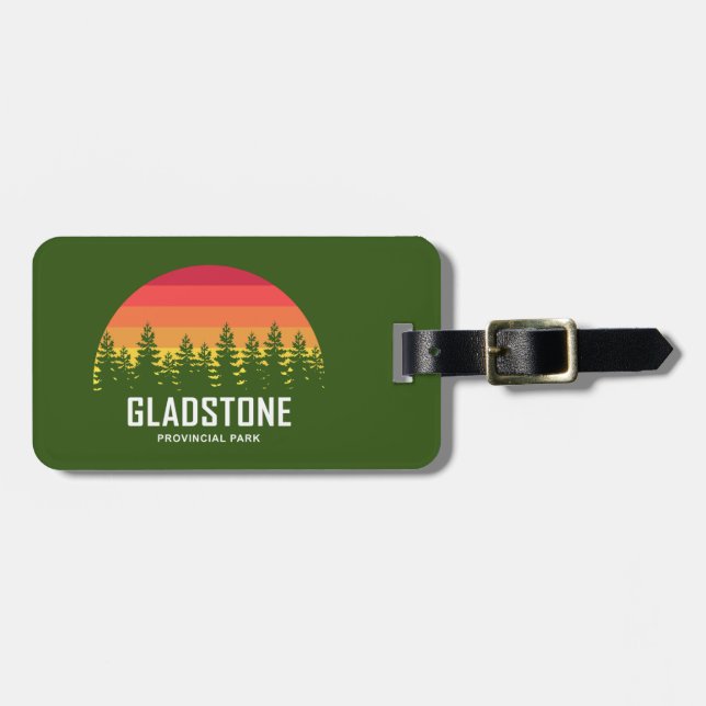 Etiqueta De Bagagem Parque Provincial de Gladstone (Frente Horizontal)