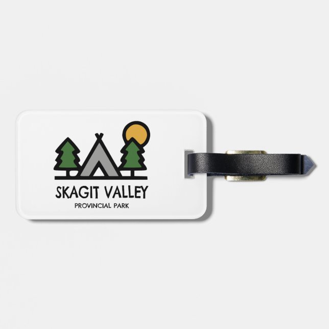 Etiqueta De Bagagem Parque Provincial de Skagit Valley (Traseira Horizontal)