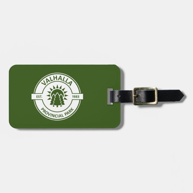 Etiqueta De Bagagem Parque Provincial de Valhalla (Frente Horizontal)