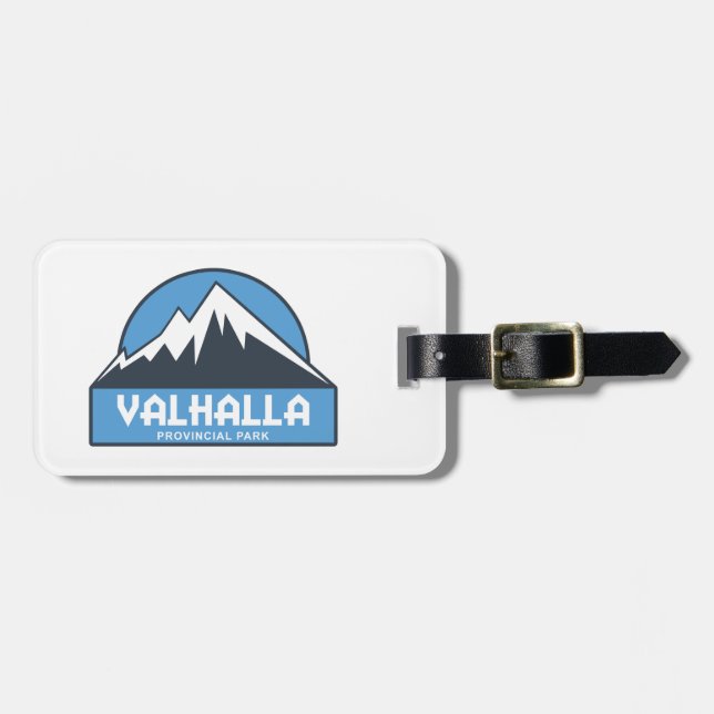 Etiqueta De Bagagem Parque Provincial de Valhalla (Frente Horizontal)
