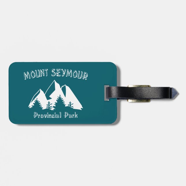 Etiqueta De Bagagem Parque Provincial Mount Seymour (Traseira Horizontal)