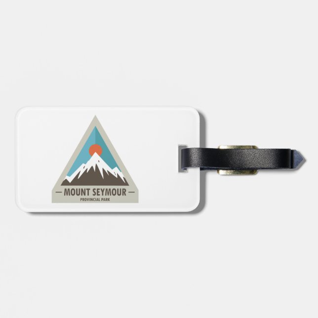 Etiqueta De Bagagem Parque Provincial Mount Seymour (Traseira Horizontal)