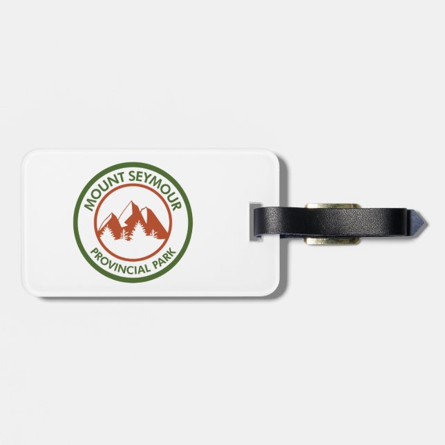 Etiqueta De Bagagem Parque Provincial Mount Seymour (Traseira Horizontal)