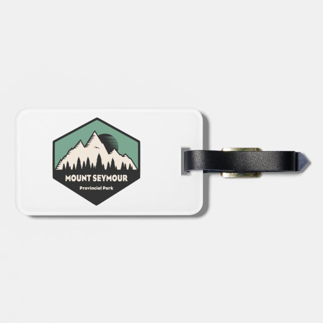 Etiqueta De Bagagem Parque Provincial Mount Seymour (Traseira Horizontal)