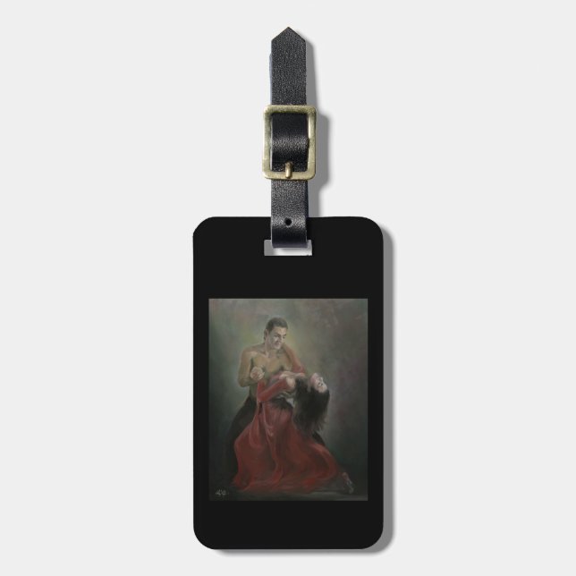 Etiqueta de Bagagem Paso Doble Passionate (Frente Vertical)