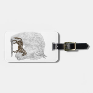 Etiqueta De Bagagem Paso Fino Horse Art