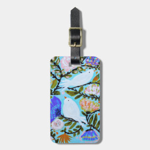 Etiqueta De Bagagem Pássaros de Amor II