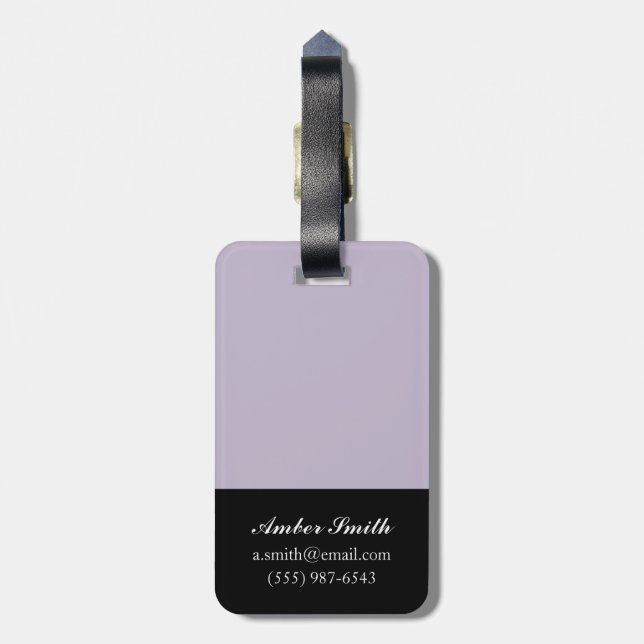 Etiqueta De Bagagem Pássaros do Amor (Traseira Vertical)
