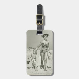 Etiqueta De Bagagem Passeio da mãe e do filho
