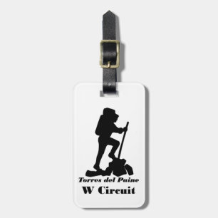 Etiqueta De Bagagem Patagônia - Torres del Paine - W Circuito - Camin