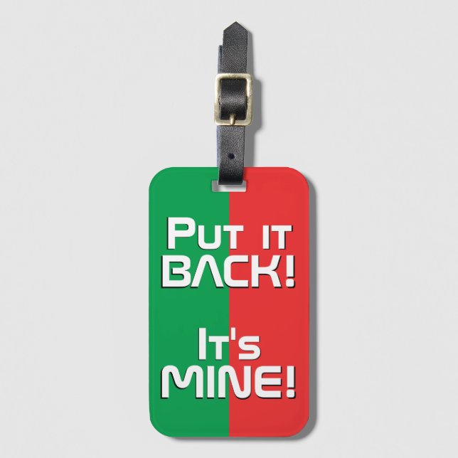 Etiqueta De Bagagem Patriótico Nacional da Bandeira do Burkina Faso (Frente Vertical)