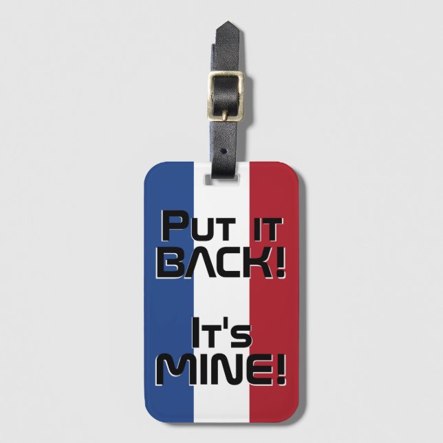 Etiqueta De Bagagem Patriótico Nacional da Bandeira dos Países Baixos (Frente Vertical)