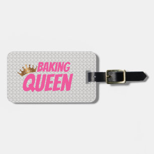 Etiqueta De Bagagem Patterno da Rainha Baking para Amantes de Bolo e D