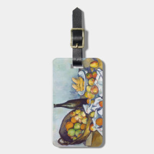 Etiqueta De Bagagem Paul Cézanne a cesta das maçãs que pintam a art