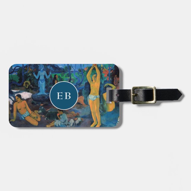 Etiqueta De Bagagem Paul Gauguin - De Onde Viemos? (Frente Horizontal)