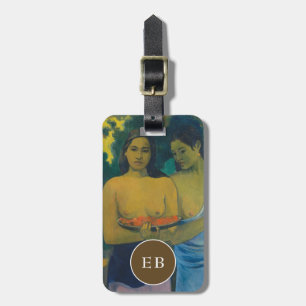 Etiqueta De Bagagem Paul Gauguin - Duas Mulheres Taitianas