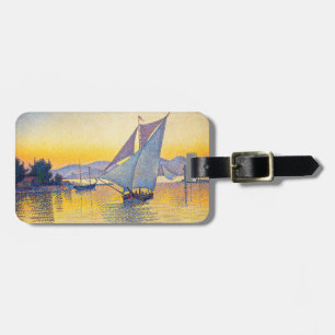 Etiqueta De Bagagem Paul Signac - O Porto ao Pôr do Sol, Ópera 236