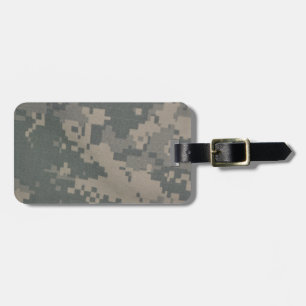 Etiqueta De Bagagem Paz da arte de Digitas das tropas da camuflagem do