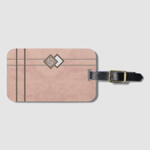 Etiqueta De Bagagem Pedra rosa