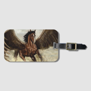 Etiqueta De Bagagem Pegasus na asa