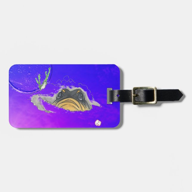 Etiqueta De Bagagem Peixe-bosta (Frente Horizontal)