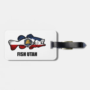 Etiqueta De Bagagem Peixe Utah