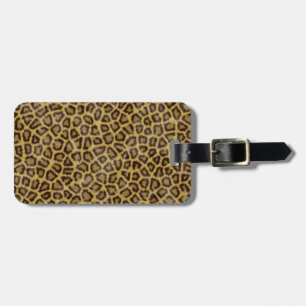 Etiqueta De Bagagem Pele do leopardo
