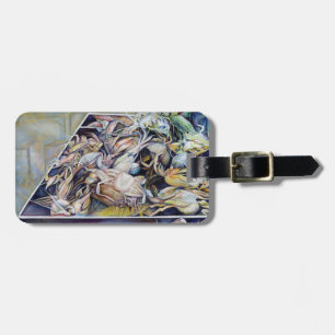 Etiqueta De Bagagem Pense fora da caixa