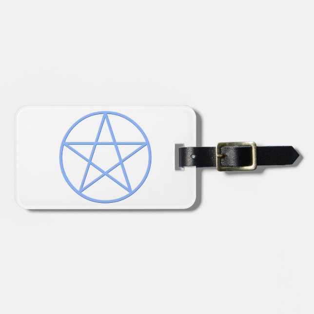Etiqueta De Bagagem Pentáculo do Falln Pagan (Frente Horizontal)