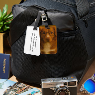Etiqueta De Bagagem Personalização personalizada da foto