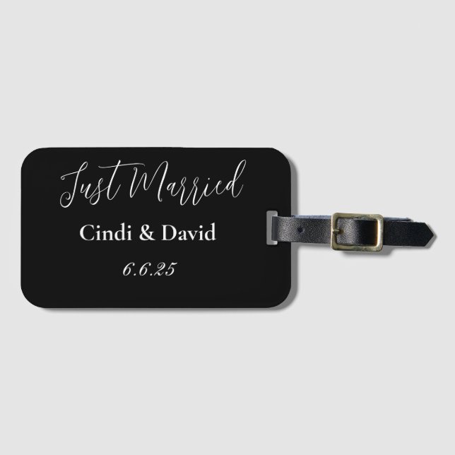 Etiqueta de bagagem personalizada (Frente Horizontal)